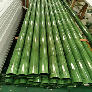 不锈钢竹子管仿真竹形篱笆护栏围栏绿色木纹烤漆热转印颜色可定制