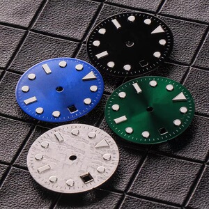 适配黑鬼绿水鬼系列手表防水圈表扣表带指针字面代装把头夜明珠