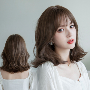 假发女短发造型外翻短卷发 韩国气质自然超a卷发齐肩发型女全头套