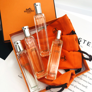 hermes爱马仕花园系列香水四件套装 尼罗河/屋顶花园15ml*4