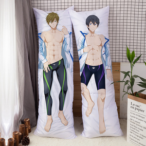 free男子游泳部周边橘真琴等身抱枕套动漫二次元全身双面定制长