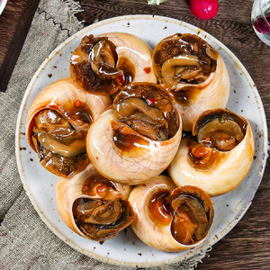 600g即食原汁大玉螺麻辣香螺猫眼螺开袋即食鲜活香辣怀旧肉丹特产