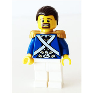 乐高lego海盗系列pi150帝国军官70409已绝版独占金色肩章