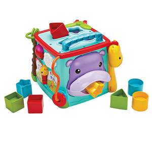 费雪探索学习六面盒双语早教启智儿童玩具CMY28六一儿童节礼物