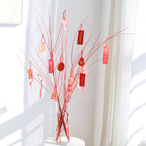 红瑞木进口红柳花艺造型枝条类家庭插花观赏包邮鲜花花卉植物云南
