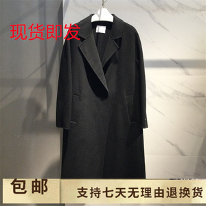 现货特价品伊芙丽女代2022年冬装新款黑天鹅羊毛尼大衣1DA170441