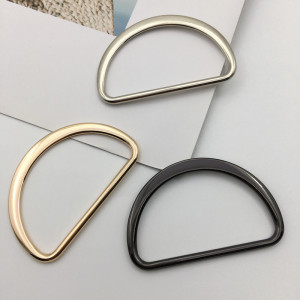 金属d字扣d形扣d型环箱包半圆扣服装调节扣包包扣子扣环配件