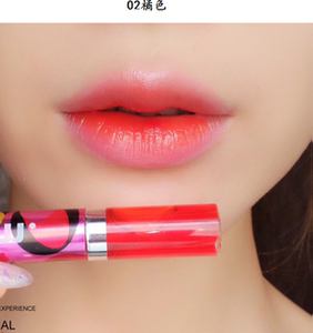 泰国正品mistine咬唇妆唇彩双头染色口红唇膏变色持久