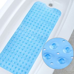 浴缸防滑垫淋浴房浴室卫生间带吸盘塑料垫子长条汽泡透明地垫1米