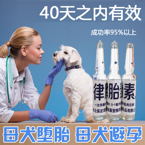 狗狗律胎素孕利止事后母犬用长效避孕药狗吃的打胎流产药打胎针