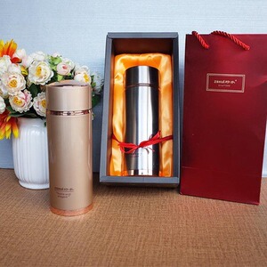 珍水锌合金保温杯男士高档大容量水杯304不锈钢真空杯子便携茶杯