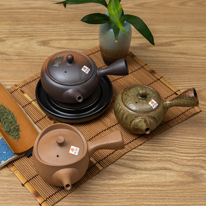 K-UNING日本进口家用茶壶带滤网复古手工泡茶壶常滑烧侧把壶名家