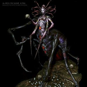 1/24 蜘蛛女妖  树脂手办兵人 白模(原特)  a-955