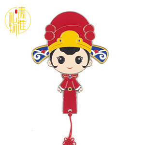 女状元手柄化妆镜 随身镜  小状元原创中国风趣味礼品 南京夫子庙