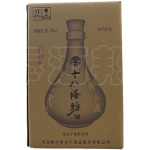 十八酒坊大坛8年4000ml8斤装38.8度坛装地缸发酵老白干香型收藏酒