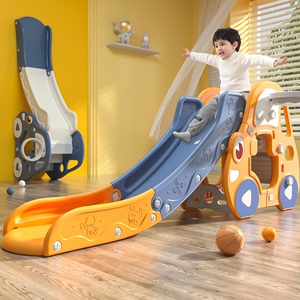 儿童滑滑梯室内家用小型宝宝滑梯折叠多功能简易加长加高家庭玩具