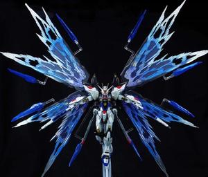 00永·戾淘宝【带光翼可直拍】大班8802强袭自由高达强自mb样式拼装