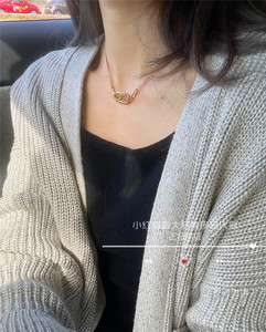 意大利代购celine赛琳triomphe凯旋门猪鼻子女士休闲项链