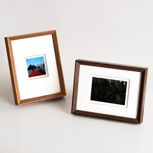 实木洗照片带相框相册框摆台a4相片打印八寸创意挂墙婚纱照