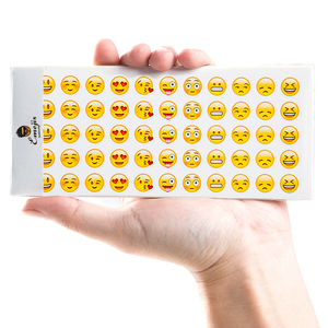 emoji表情贴纸iPhone微信QQ手帐相册diy贴画装饰可爱笑哭脸小图案