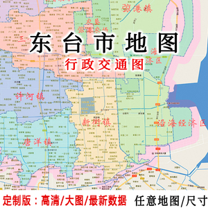 东台市区地图详细版图片