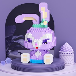 乐高积木拼插小型颗粒成年立体高难度女孩系列益智玩具星黛露兔子