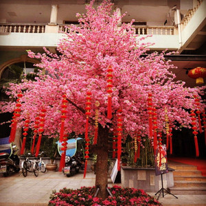 仿真樱花花树仿真桃花树婚庆绢花影楼假樱花树装饰拱门落地高枝