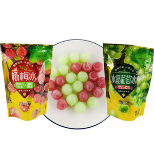 新品宏宝莱水晶葡萄冰雪糕杨梅冰冰淇淋冷饮小时候冰激凌88g/袋