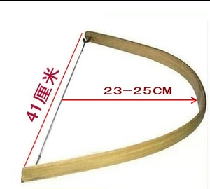 木雕工具 拉花锯小手工U型钢丝曲线锯竹锯弓园艺锯大号41厘米锯条