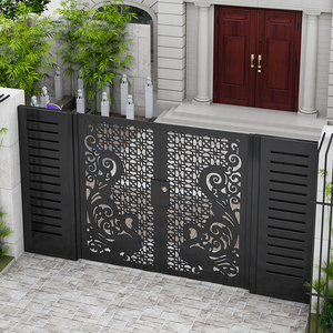 00永安工艺金属制品厂淘宝铁艺大门庭院双开门别墅围墙门家用乡村