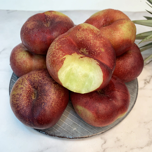 智利进口品种蟠桃精选果白肉蟠桃新鲜甜桃子孕妇水果