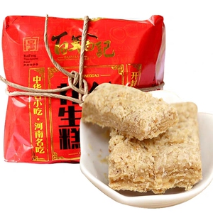 开封特产百年白记传统手工花生糕河南老字号,非物质文化遗产