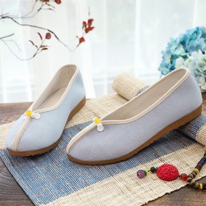 佛系鞋女禅鞋复古禅意配茶服的鞋夏季禅服配鞋改良汉服鞋古风布鞋