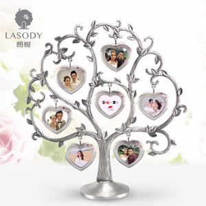 LASODY家庭树照片树相框摆台送情侣女生闺蜜朋友老婆结婚生日礼物