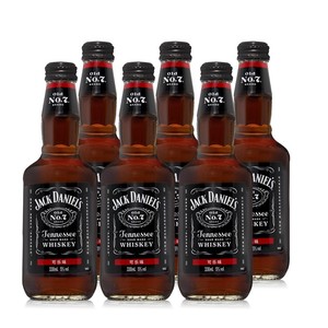 jackdaniels 6瓶装杰克丹尼可乐味330ml*6威士忌预调酒鸡尾酒调酒