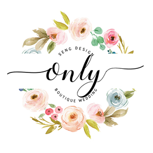 简洁清新婚礼logo水印头像设计婚庆婚礼防盗水印logo透明水印psd