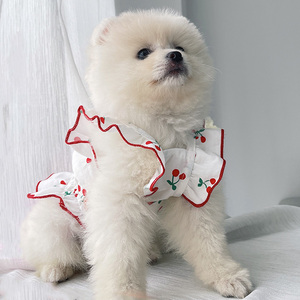 狗狗衣服夏季薄款防掉毛比熊博美裙子小型犬夏天泰迪春秋夏装小狗