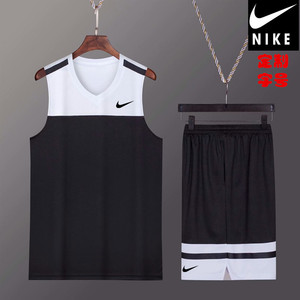 耐克nike篮球服套装定制 男士背心篮球衣 运动比赛队服印字号团购