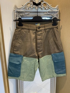 Loewe罗意威男士工装短裤，背面Logo图案，法国现货44码腰围74cm