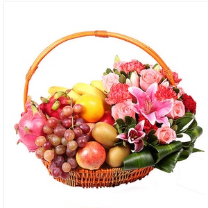 中山佛山东莞市鲜花同城送长辈探望看病人祝福鲜花水果篮送货上门