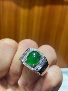 925纯银戒指男大号