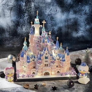 迪士尼城堡乐高女孩系列巨大型10000粒模型拼图积木玩具生日礼物
