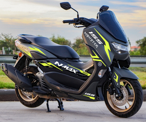 适用于雅马哈nmax155车贴改装大贸踏板全车版花车身防水装饰拉花