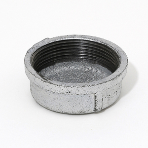 镀锌管帽4分6分1寸2寸内丝堵头封头dn50闷盖螺纹丝扣铸铁堵帽6580