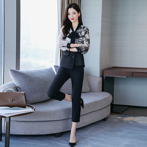 御姐套装女神洋气春装2019