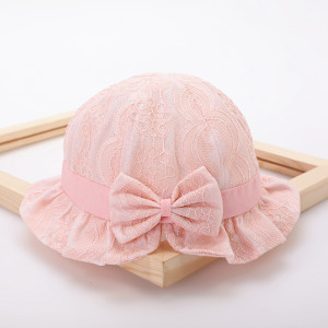 宝宝遮阳帽女婴儿帽子夏季薄款透气可爱公主春夏婴幼儿女童渔夫帽