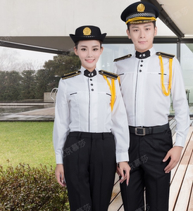 保安礼宾服男女衬衣服装春秋长袖套装酒店形象岗保安物业夏装短袖