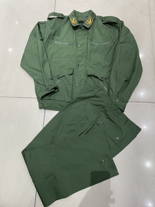 老款正品 99夏作训服的确良带兜橄榄绿夏季劳动工作服