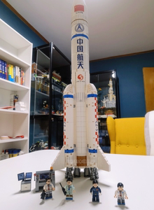 乐高火箭载人飞船航天系列模型遥控拼装神舟五号男孩子积木高难度