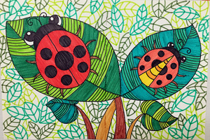 纯手工代画a4/8k/a3/4k手抄报主题画儿童画定制各类手绘海报图diy